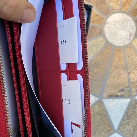 GG Marmont Medium Quilted Zip Wallet, Red - Picture 4 of 7